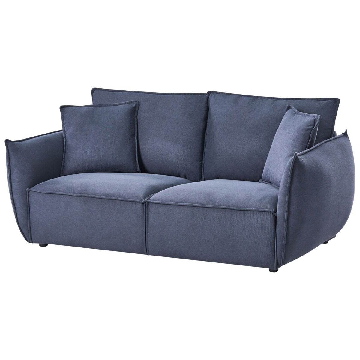 Sofa dla 3 osób KUNES Ciemnoniebieski