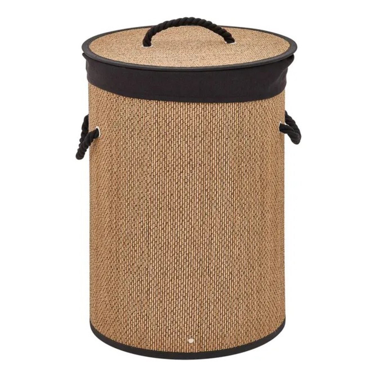 Kosz na pranie bambusowy 51x37 cm Stemy 48 L