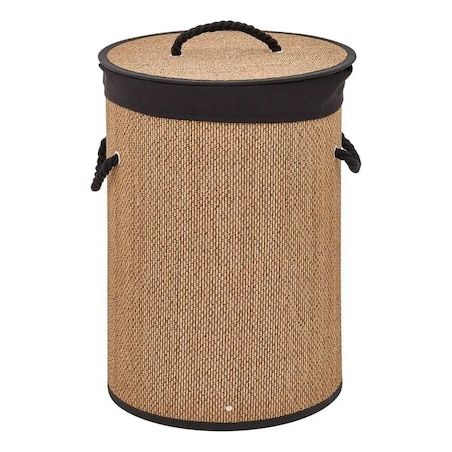 Kosz na pranie bambusowy 51x37 cm Stemy 48 L
