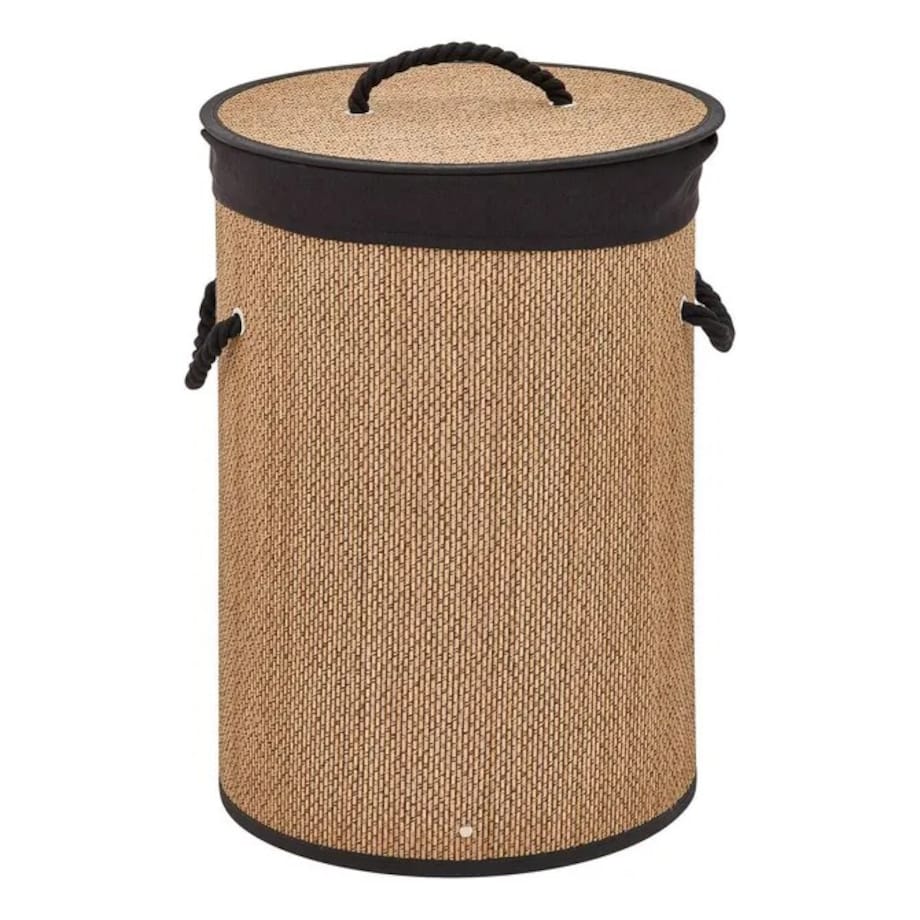 Kosz na pranie bambusowy 51x37 cm Stemy 48 L