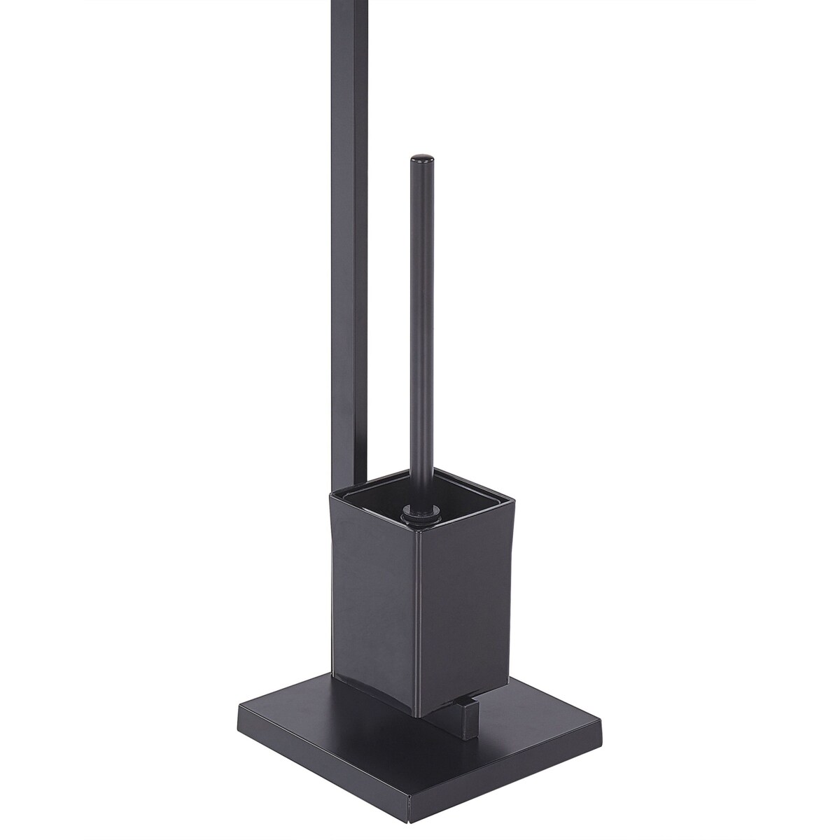 Stojak na papier i szczotkę toaletową czarny ULAPES
