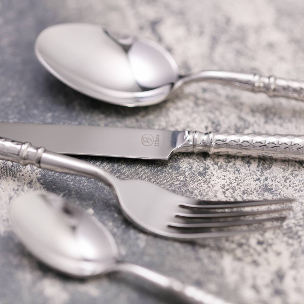 Sztućce Cubism komplet dla 6 osób 24 części, 43,5 x 32,5 x 6 cm