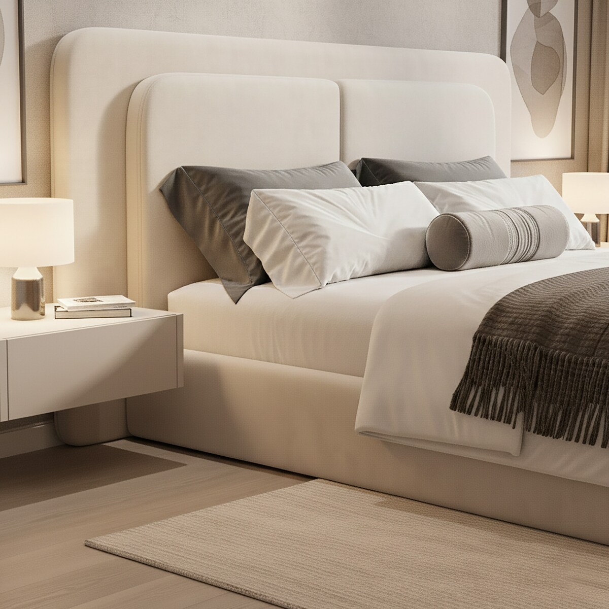 Łóżko Tapicerowane Prime 120X200 Stelaż Pojemnik Na Pościel Wind 05