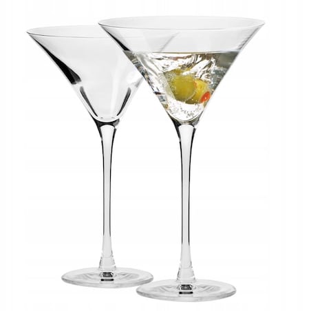 Kieliszki do martini Drinków Duet Krosno 2 szt 170 ml Eleganckie Komplet