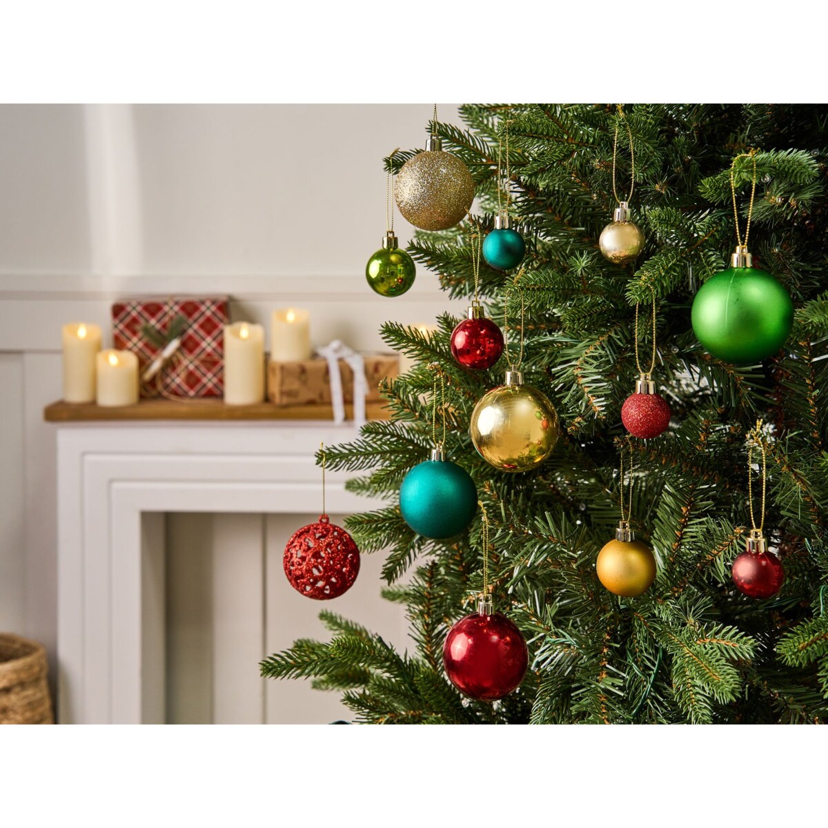 Zestaw 100 bombek VANERN Kolorowy