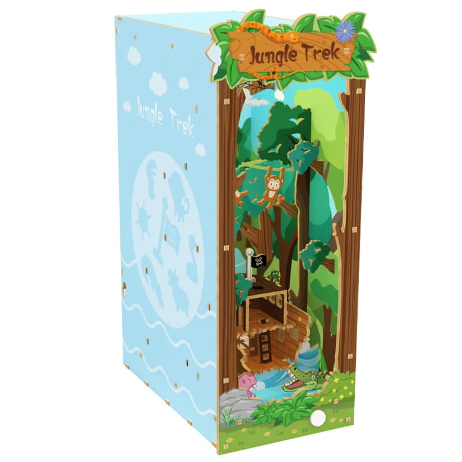Miniaturowy domek Book Nook - Sekrety dżungli