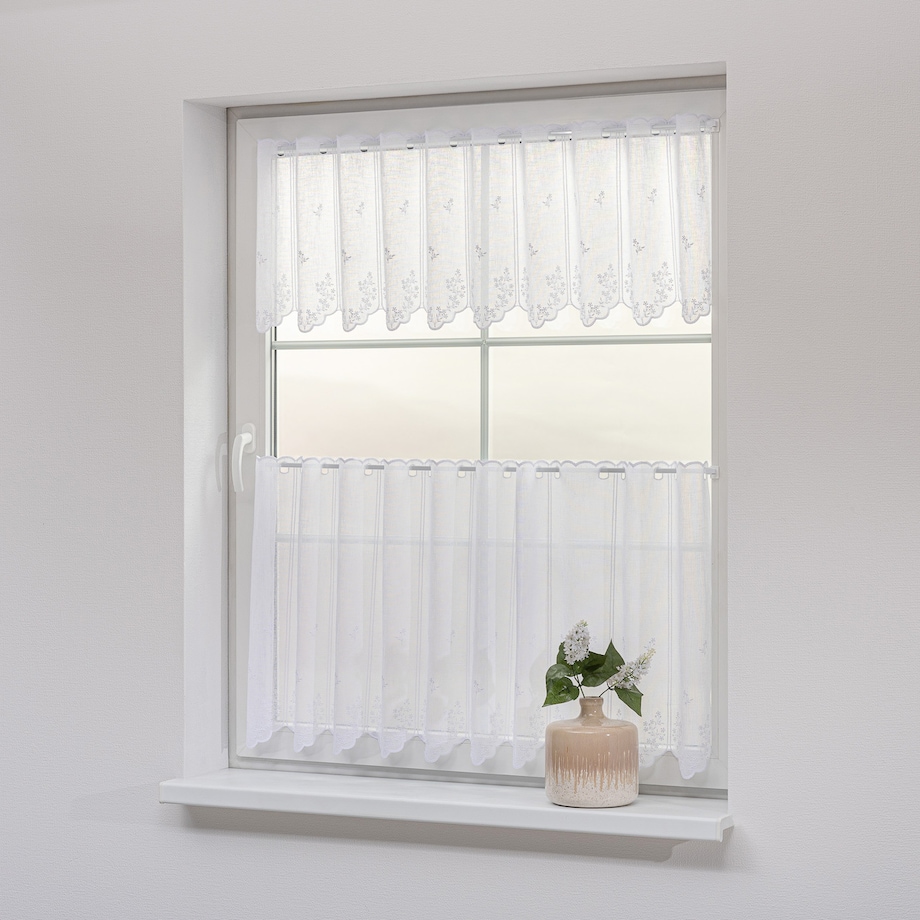 Zazdrostka żakardowa Floral wys. 60 cm na metry 60x0