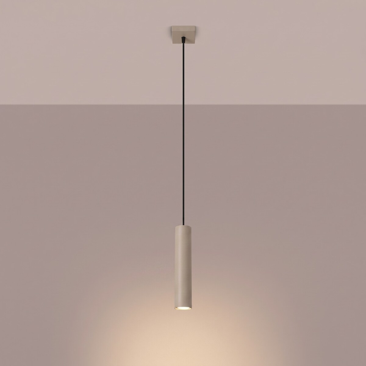 Lampa wisząca LAGOS 1 taupe