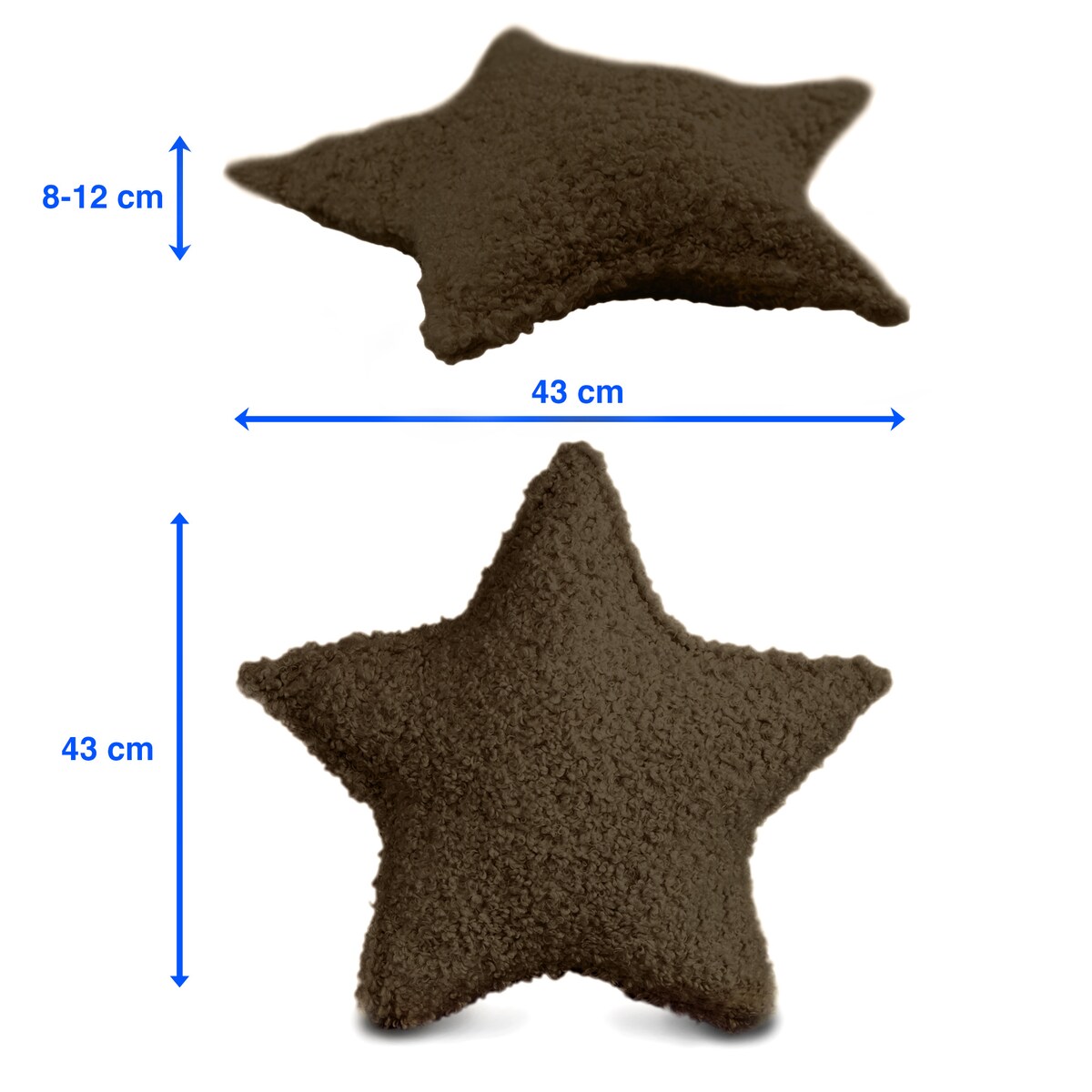 Poduszka Dekoracyjna Świąteczna Gwiazdka 43 Cm Baranek Dekoracja Świąteczna Ozdoba