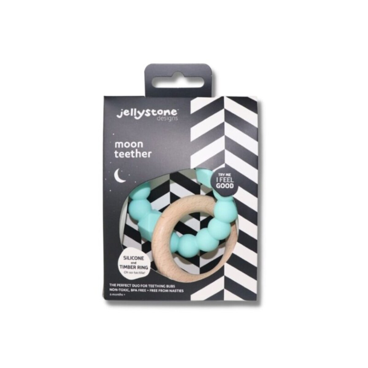 Księżycowy gryzak, miętowy, Jellystone Design