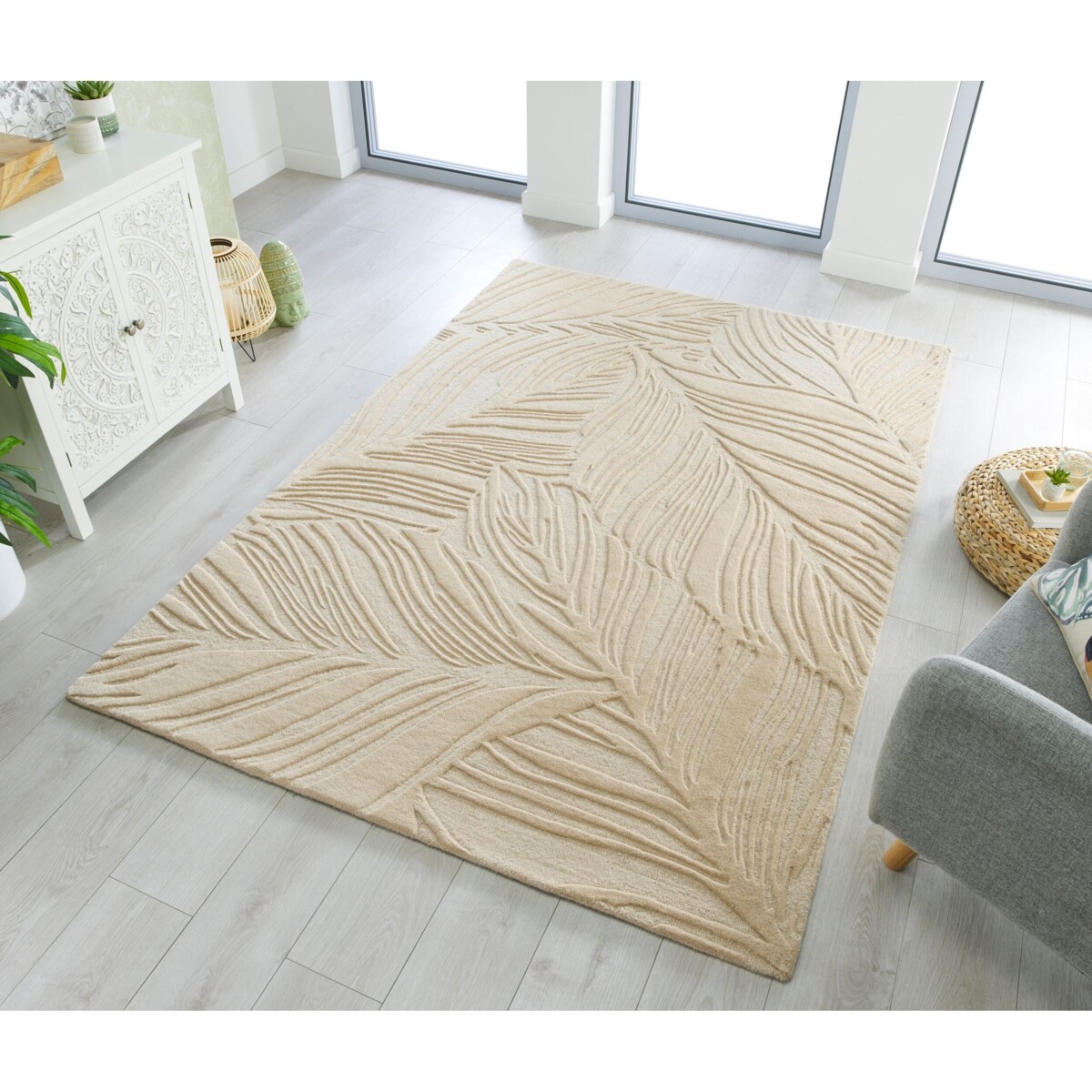 Dywan Wełniany Solace Lino Leaf Natural 120x170
