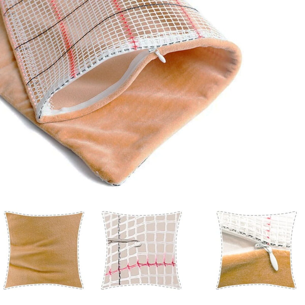 Szydełkowanie na kanwie - Poduszka Jednorożec