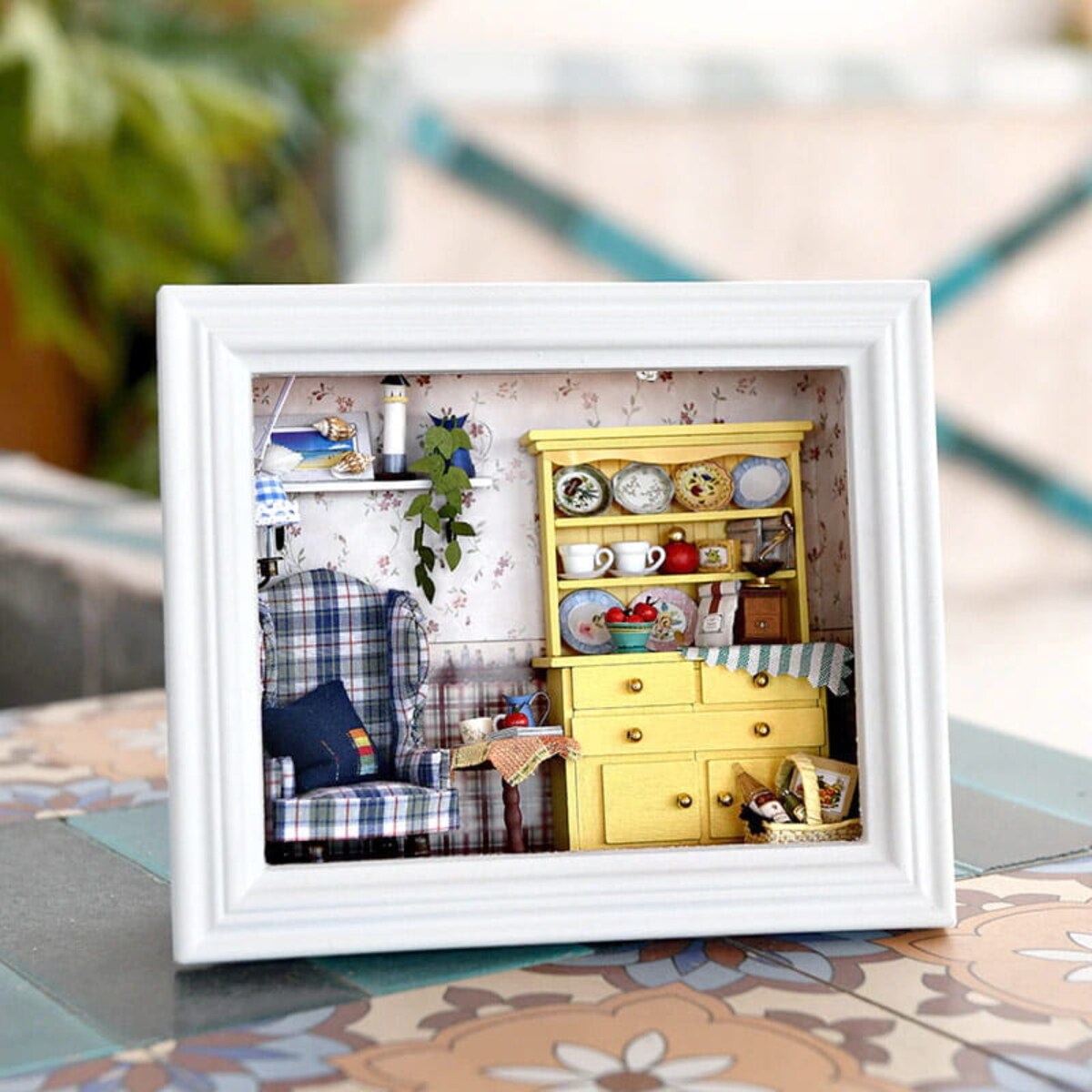 Miniaturowy domek - Słoneczne popołudnie