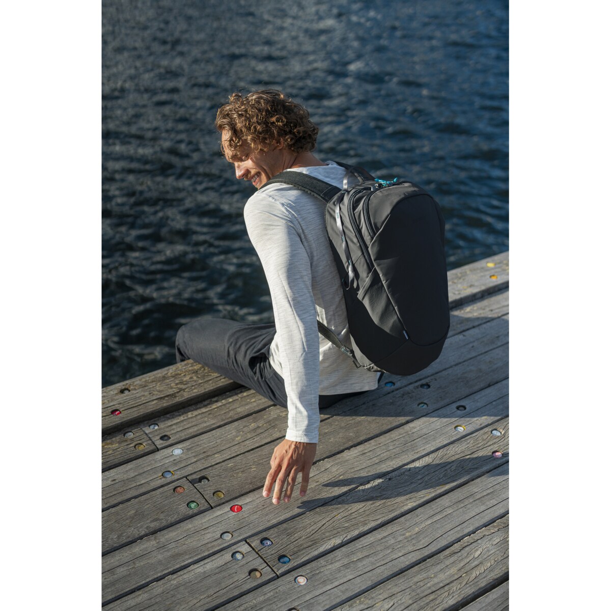 Plecak wodoszczelny antykradzieżowy 12l Pacsafe ECO CX Econyl® - niebieski