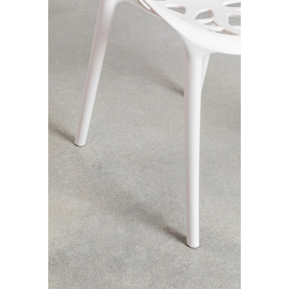 Krzesło z polipropylenu, sztaplowane, Coral, białe