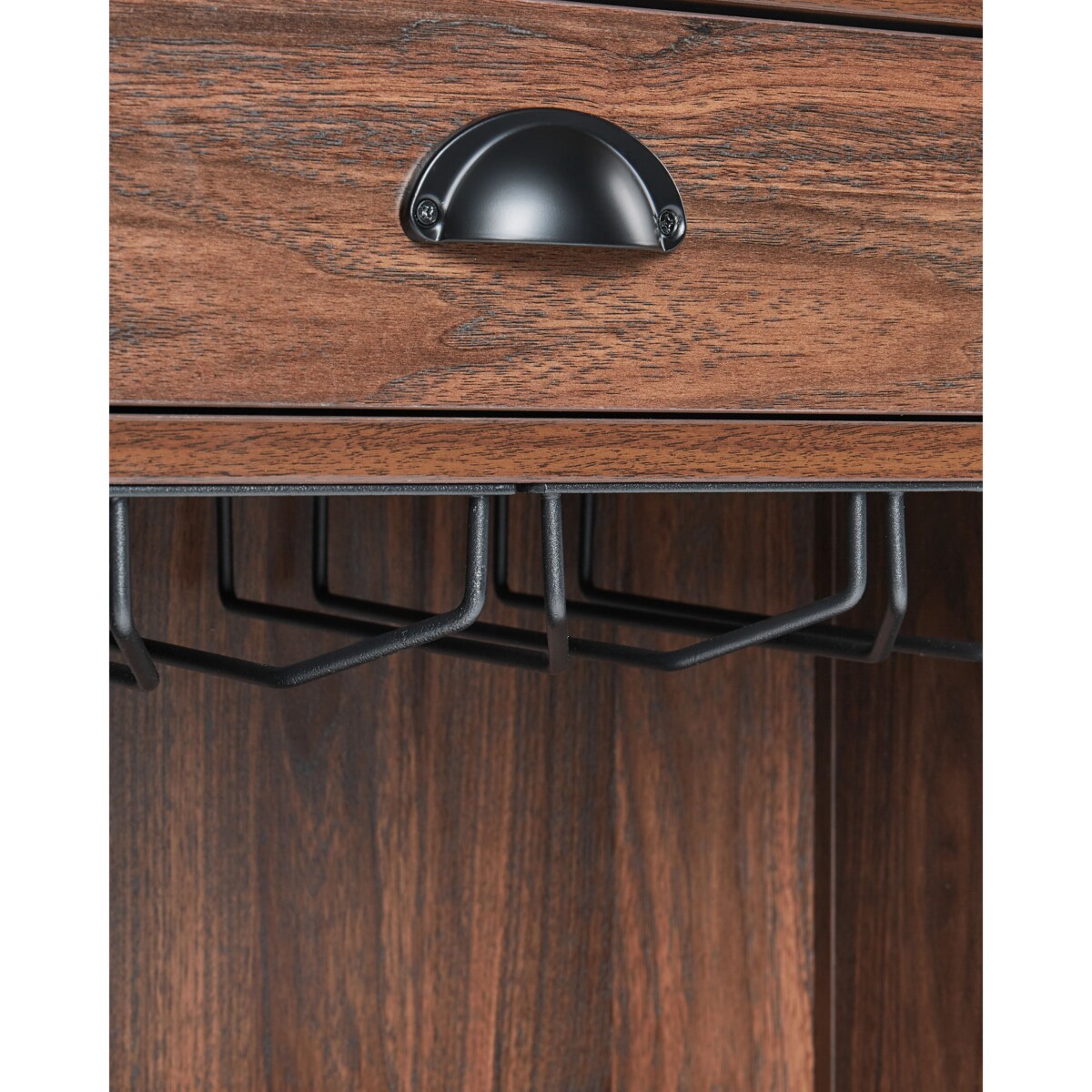 Komoda ciemne drewno WALKERSTON