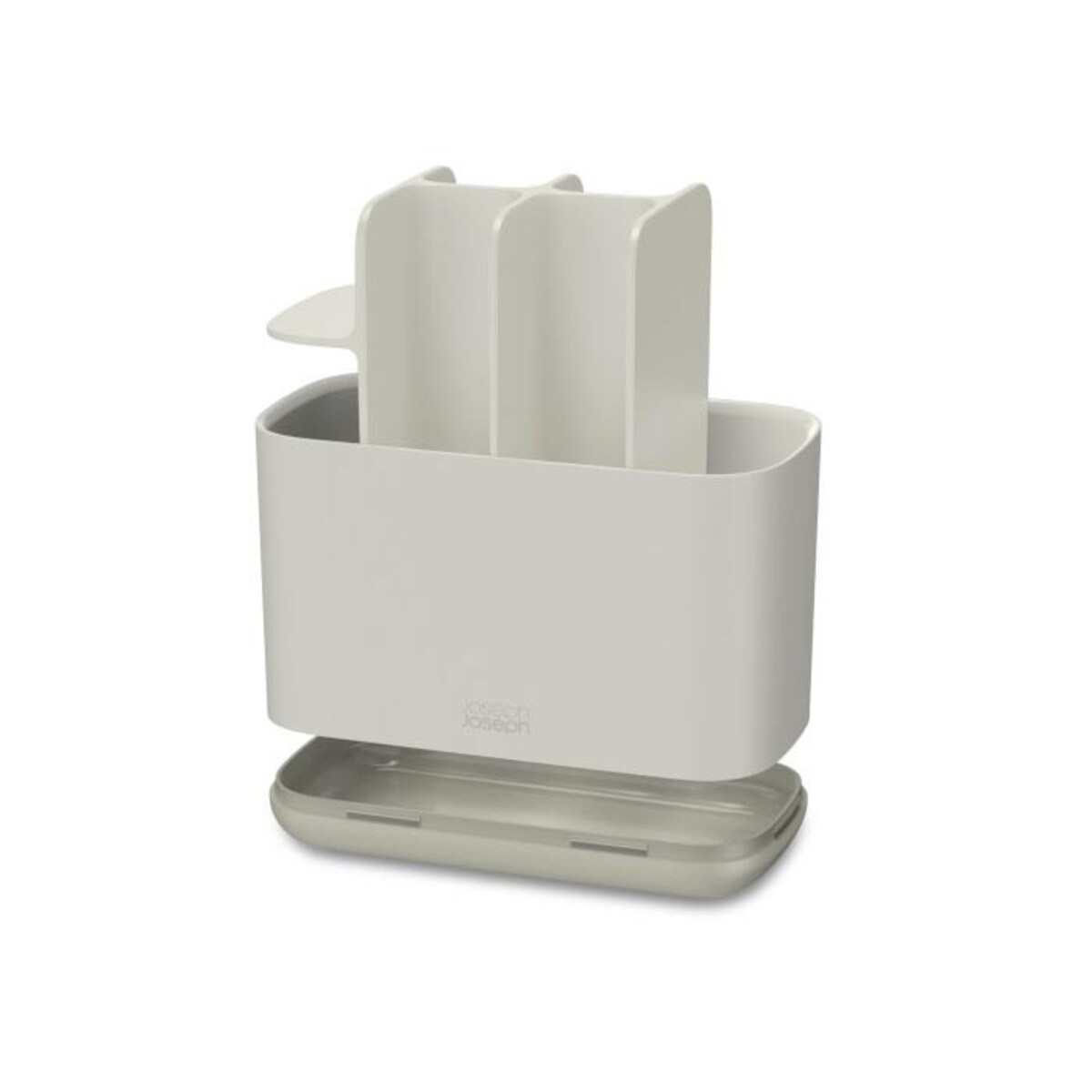 Pojemnik na szczoteczki L beżowy EasyStore, 12.8 x 17.1 x 8.6 cm, Joseph Joseph
