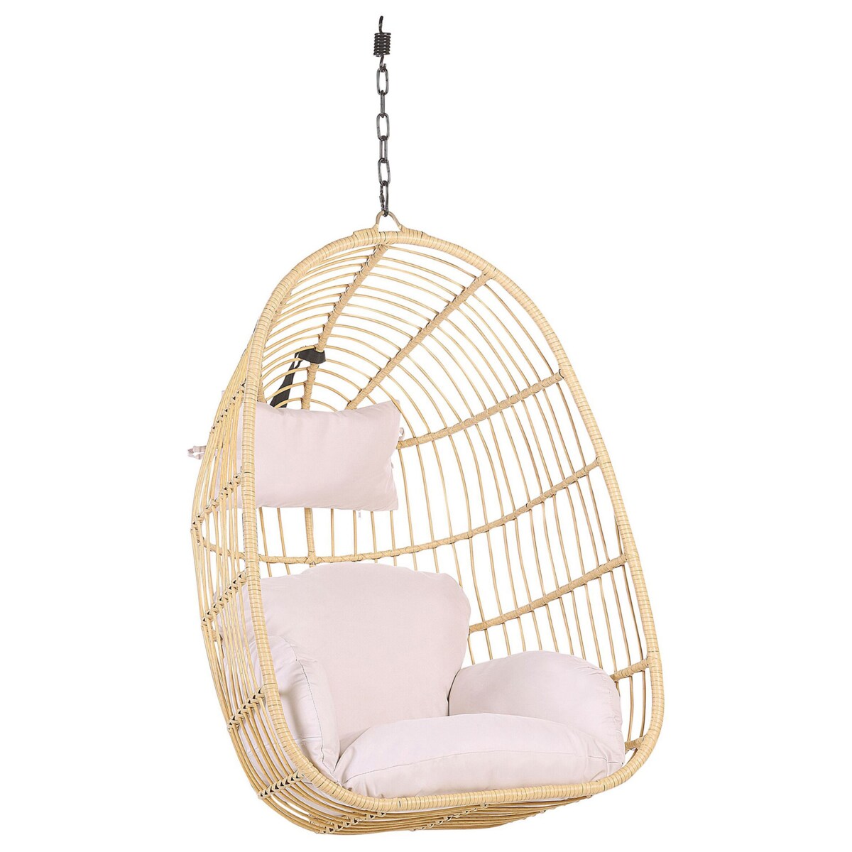 Fotel wiszący ze stojakiem CASOLI Technorattan Naturalny