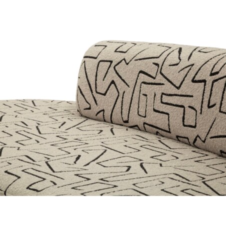 Sofa Nairobi, kolor wielokolorowy, poliester i sklejka, 176 x 91,5 x 69 cm, styl nowoczesny, do salonu, Mauro Ferretti