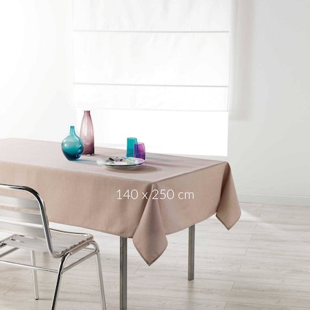 Obrus na stół prostokątny NEWTON, gładka bawełna, 140 x 250 cm