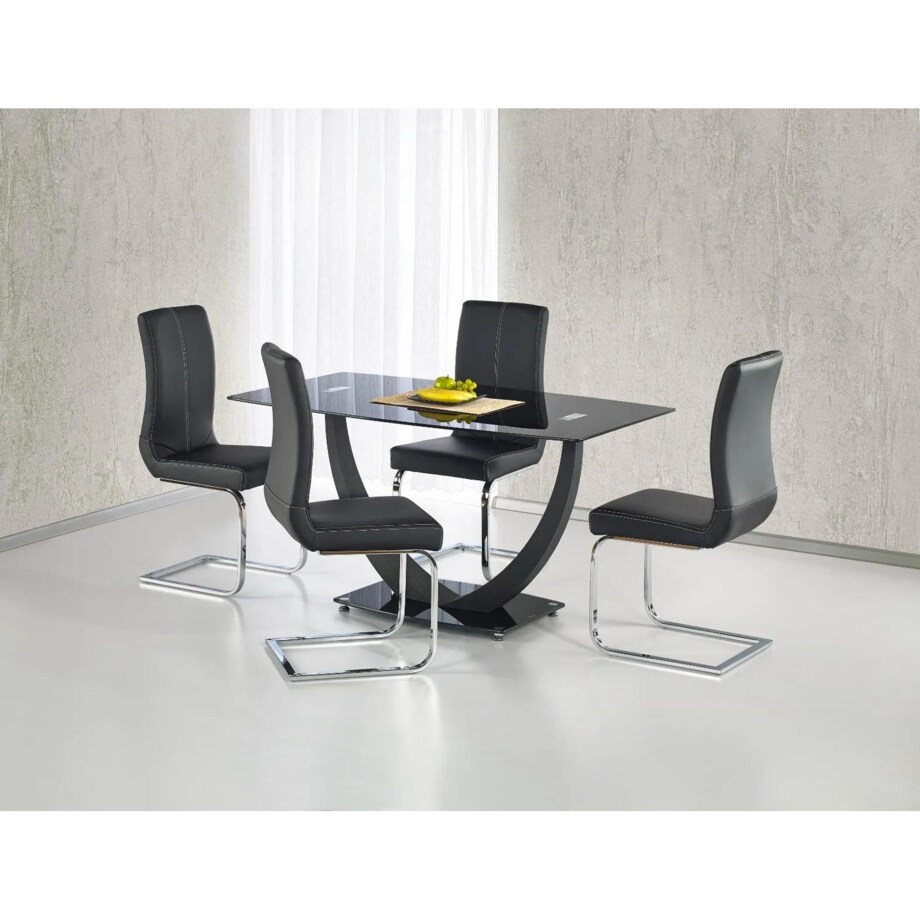 Stół ANTON 140x80 czarny