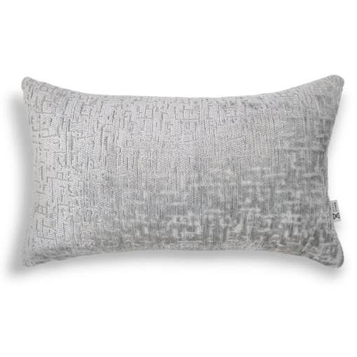 Prostokątna szara poduszka dekoracyjna 50x30 Bess