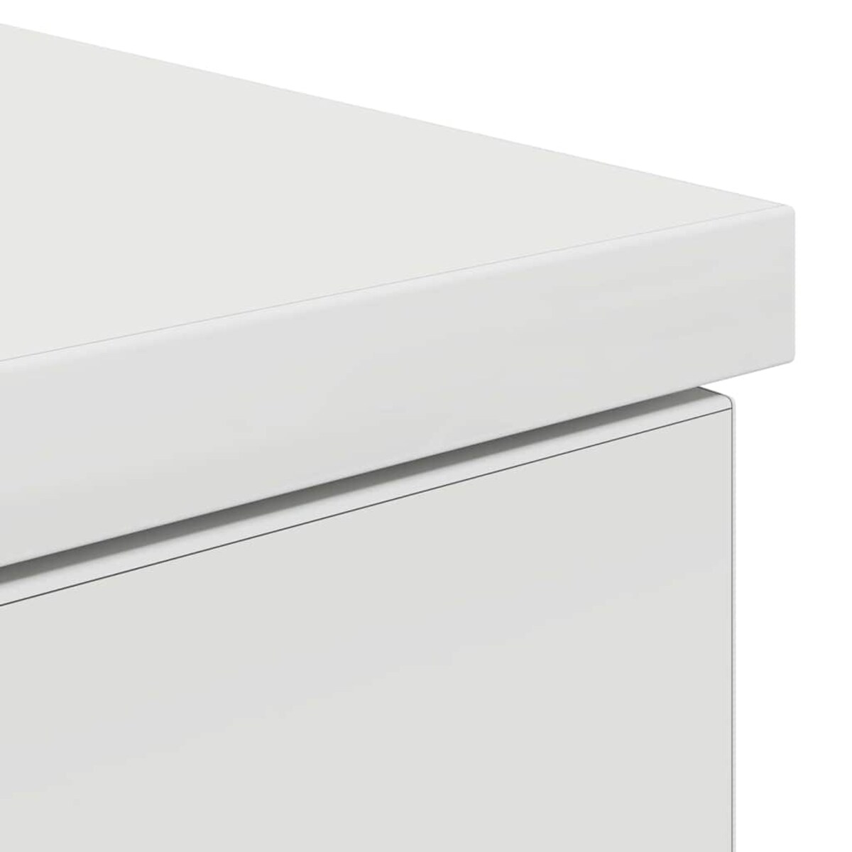 vidaXL Biurko z półką Biały 140 x 49 x 76 cm Materiał drewnopochodny