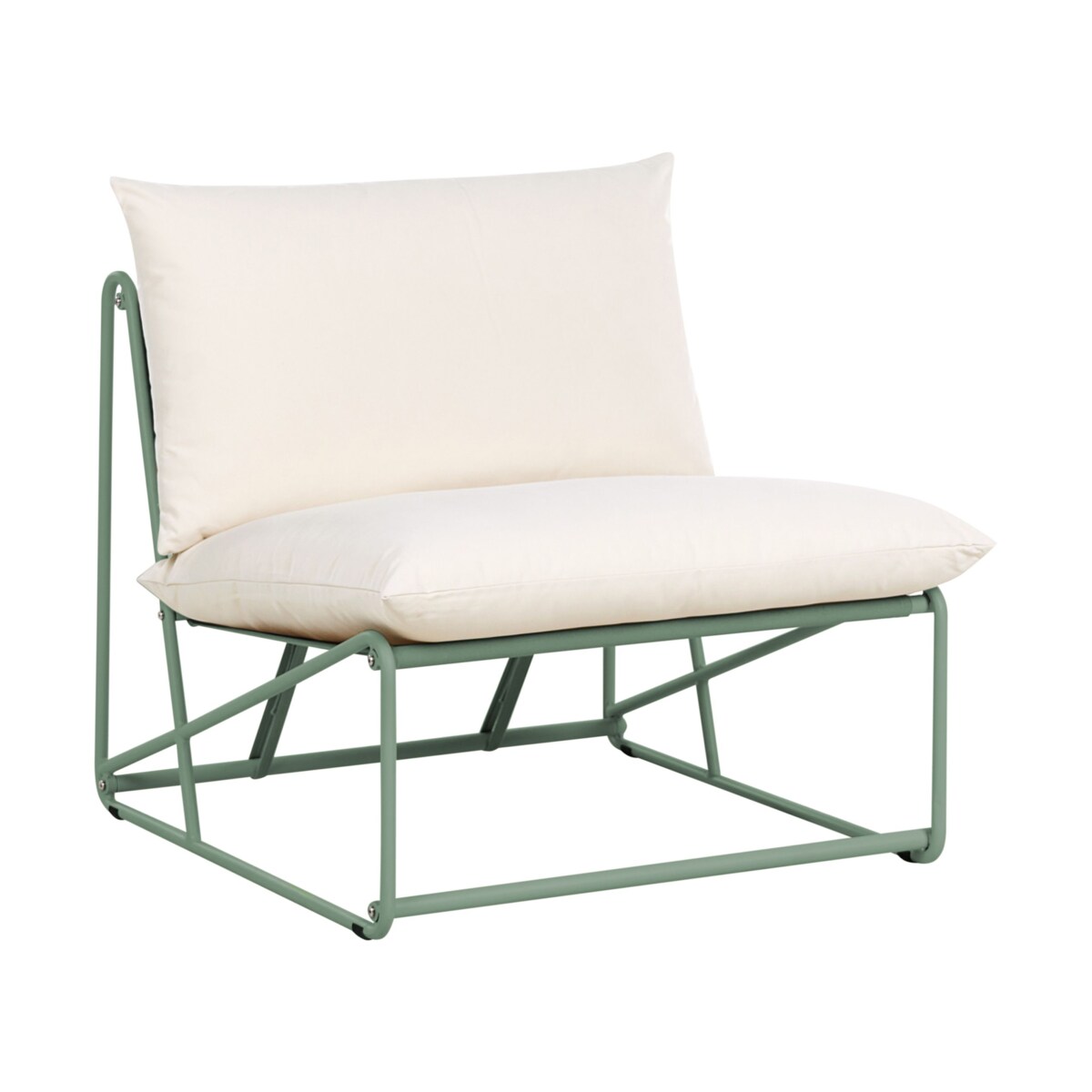 Zestaw ogrodowy dla 4 osób PICO Metal Zielony