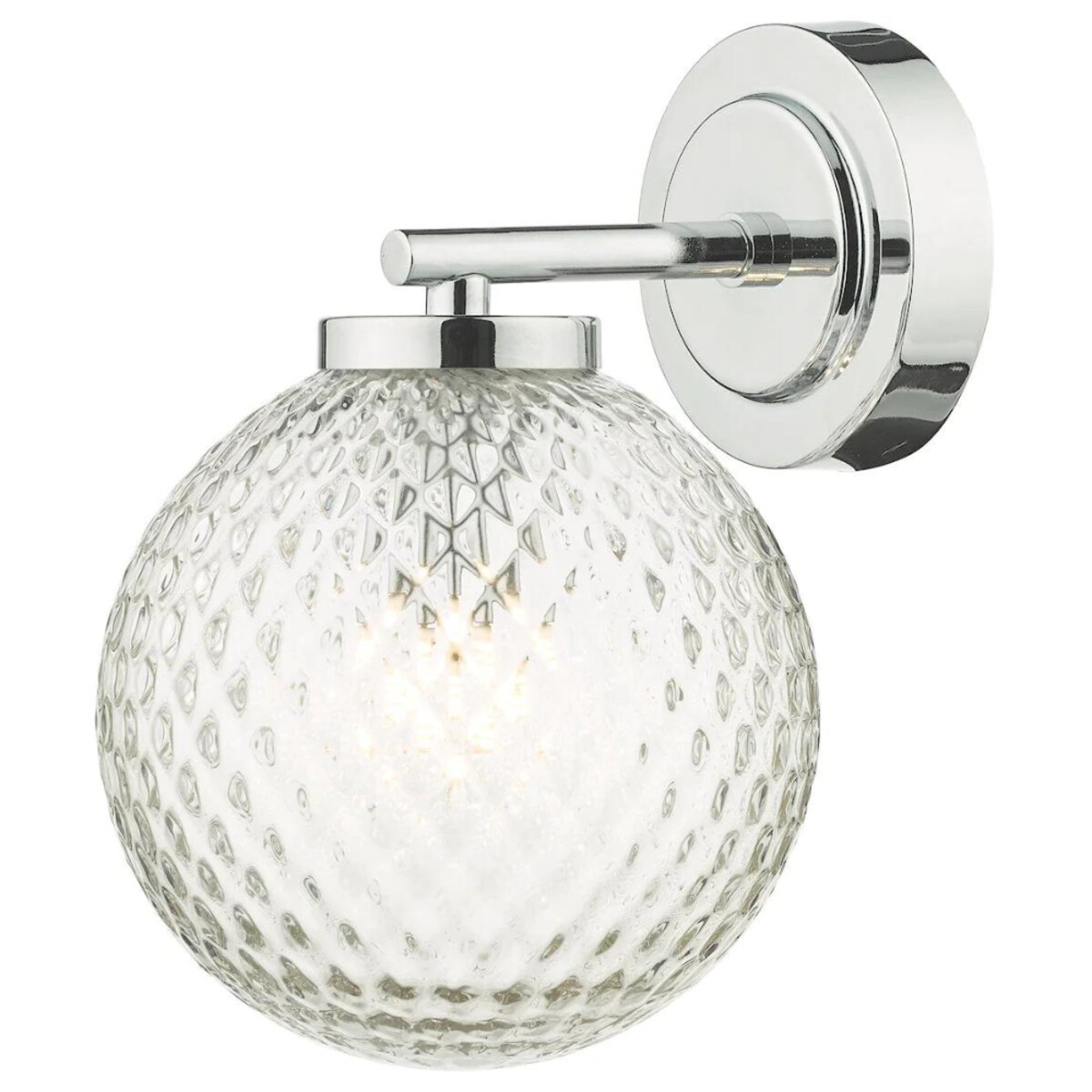 Łazienkowy kinkiet ścienny Wayne WAY0750 Dar Lighting kula IP44 chrom