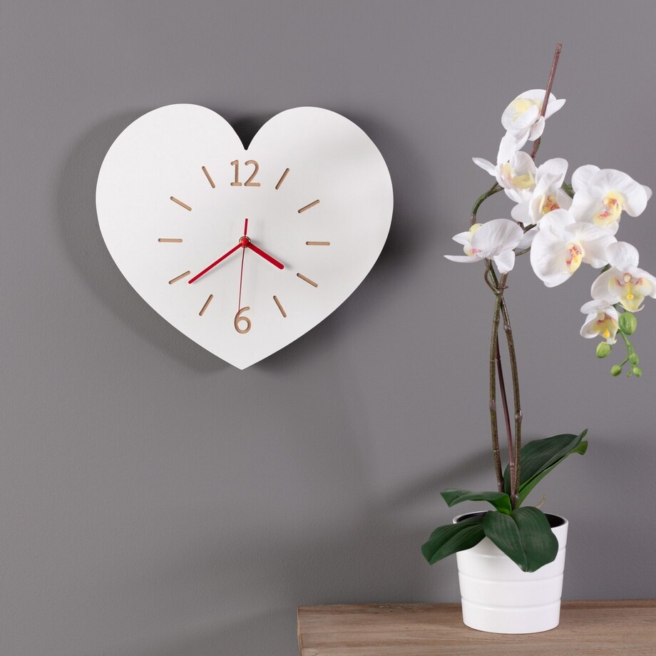 Zegar Sweet Heart II, 35 x 5 x 32 cm