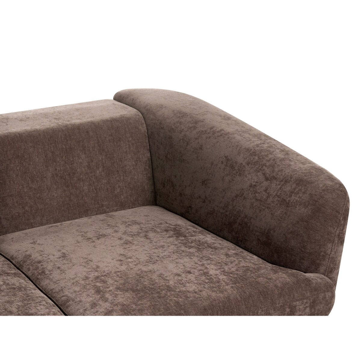 Sofa dla 2 osób KJAER Szenil Ciemnobrązowy