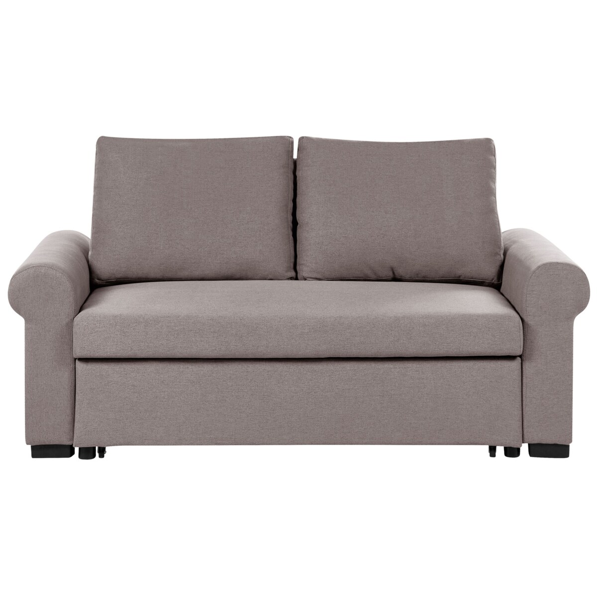 Sofa rozkładana brązowa SILDA