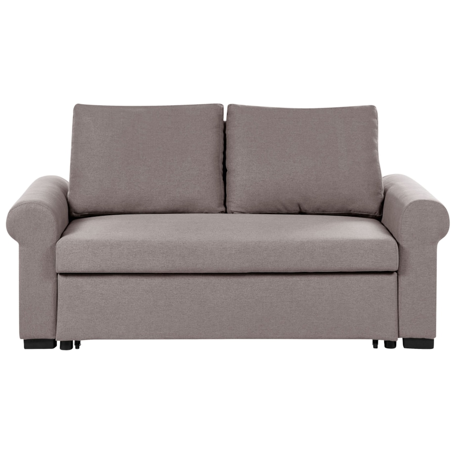Sofa rozkładana brązowa SILDA