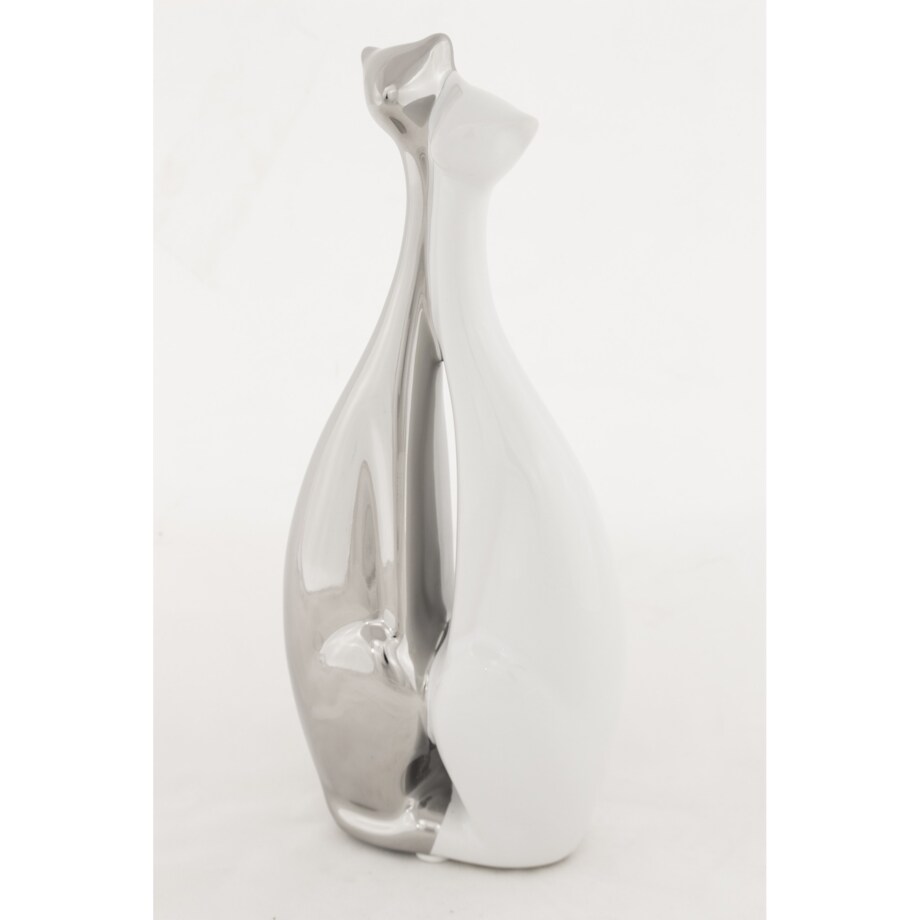 Dekoracja - figurka para kotów 20x9x5 cm KISSAT