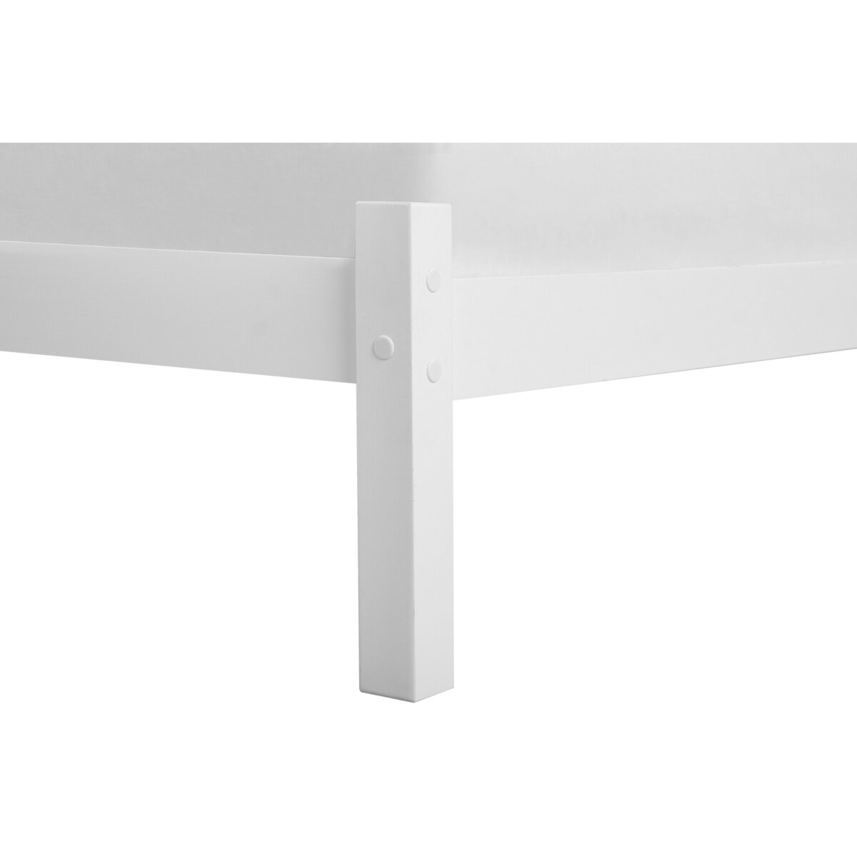 Łóżko drewniane 160 x 200 cm białe FLORAC