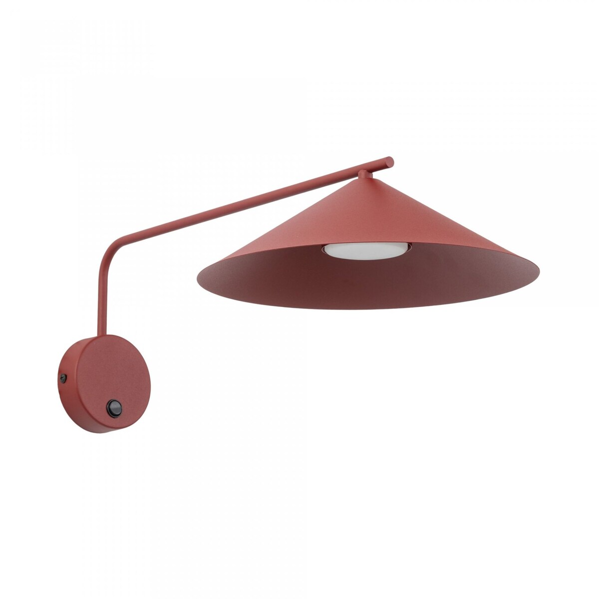 Kinkiet na wysięgniku TK Lighting LUME M burgund z włącznikiem GX53 nowoczesna lampa ścienna do czytania 11694