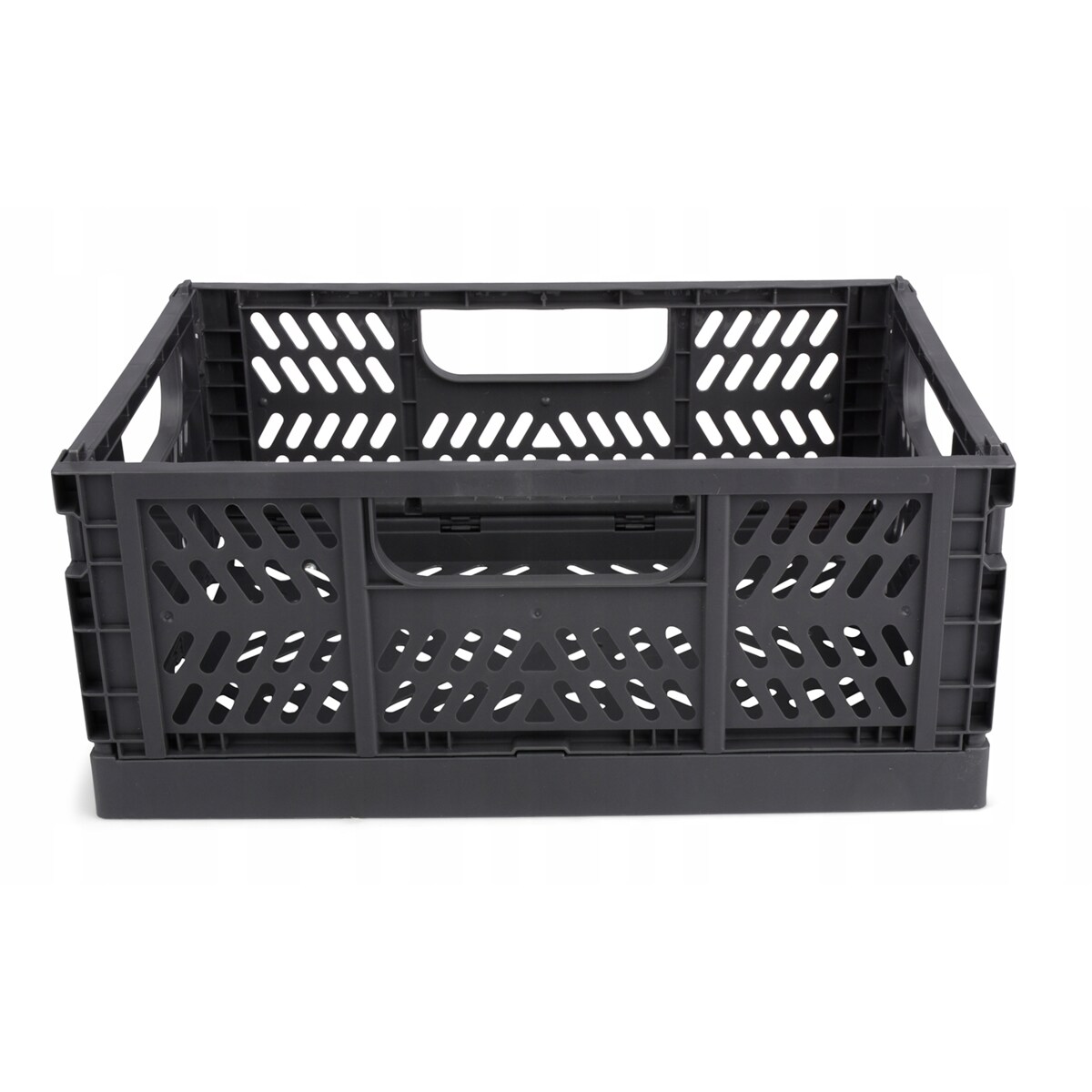 ORGANIZER skrzynka SKŁADANA szare tworzywo 29x21cm