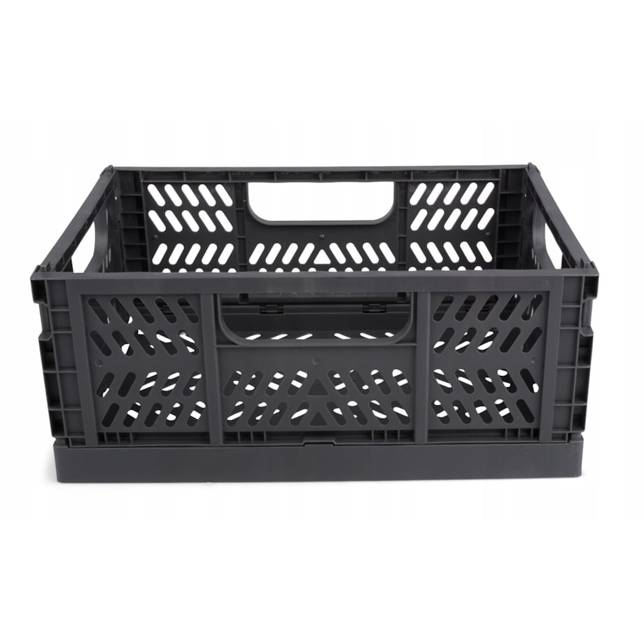 ORGANIZER skrzynka SKŁADANA szare tworzywo 29x21cm