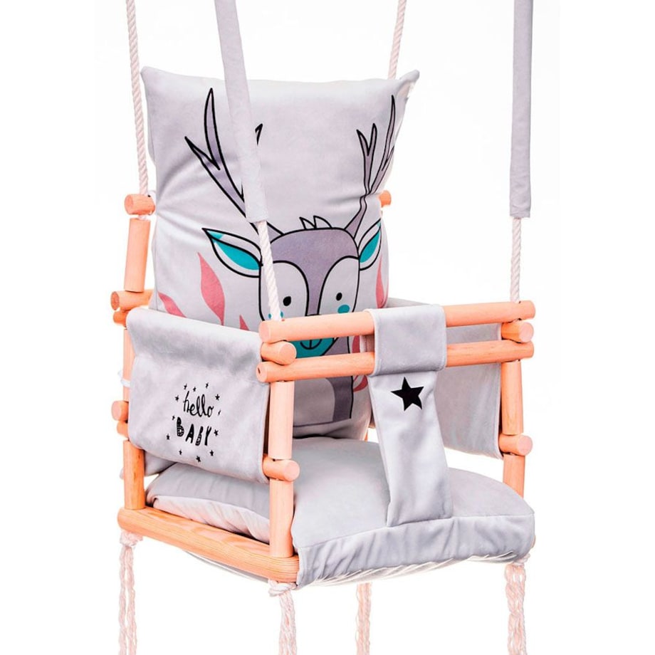 Huśtawka 3w1 rośnie razem z dzieckiem Alwa - jelonek