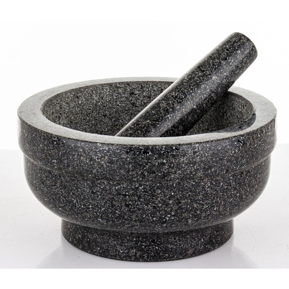 Moździerz kuchenny marmurowy ULUK grafitowy 10,5x21X21 cm