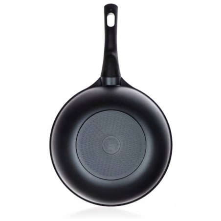 WOK PATELNIA z odpinaną rączką BANQUET pokrywka szklana 30cm aluminium box