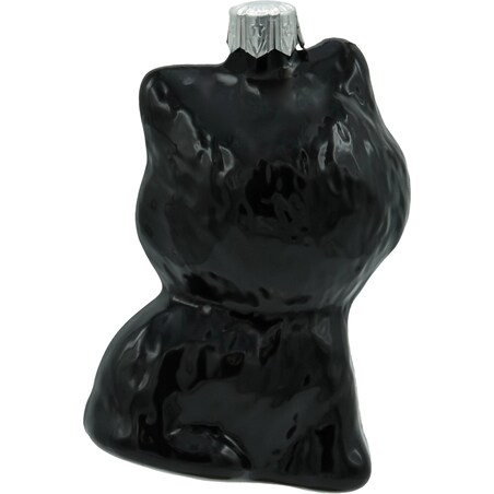 Bombka choinkowa: Uroczy Kot z zielonymi oczami