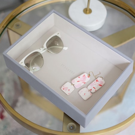 Szkatułka na biżuterię Stackers open classic lawendowa