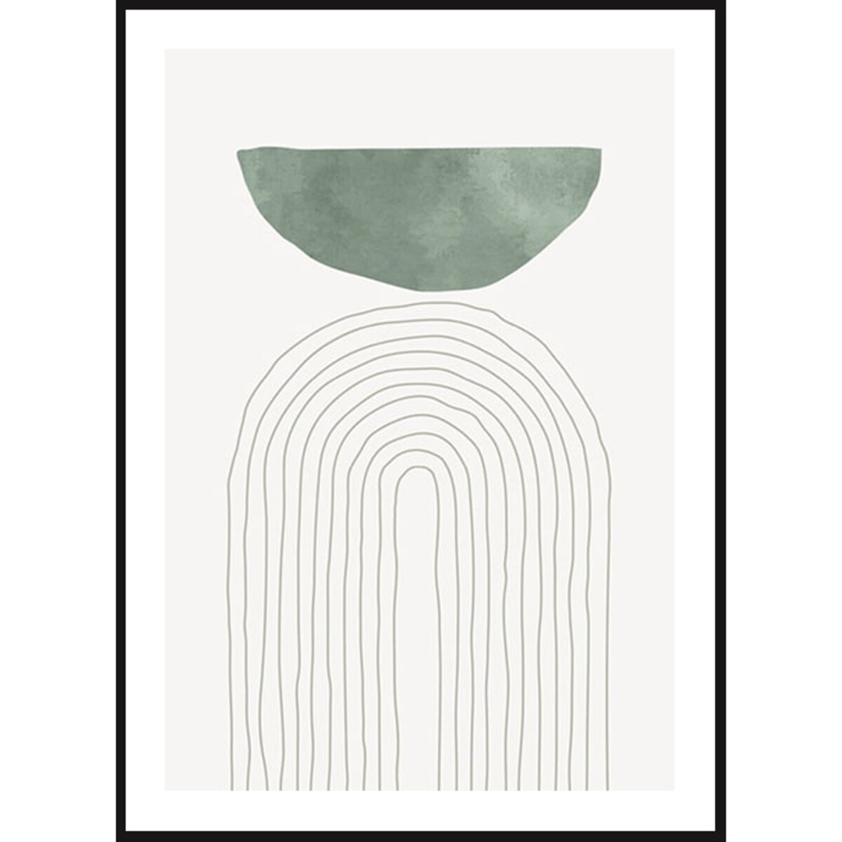 Poster Story, Plakat, Obraz - Zielony Łuk No2, wymiary 70 x 100 cm