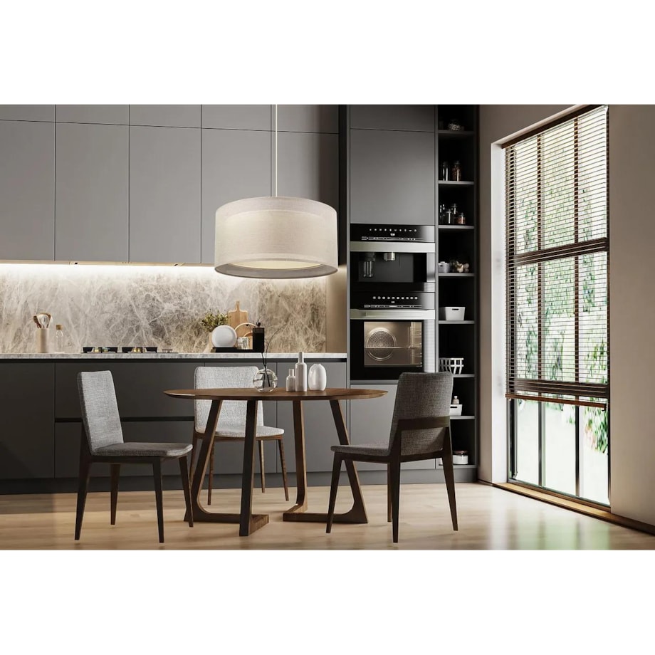 Lampa wisząca DUO LEN LIGHT 60 beżowa