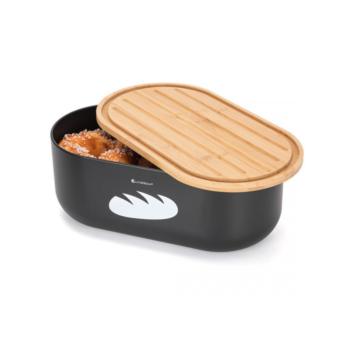 Elitehoff chlebak na pieczywo z zestawem pojemników 49443