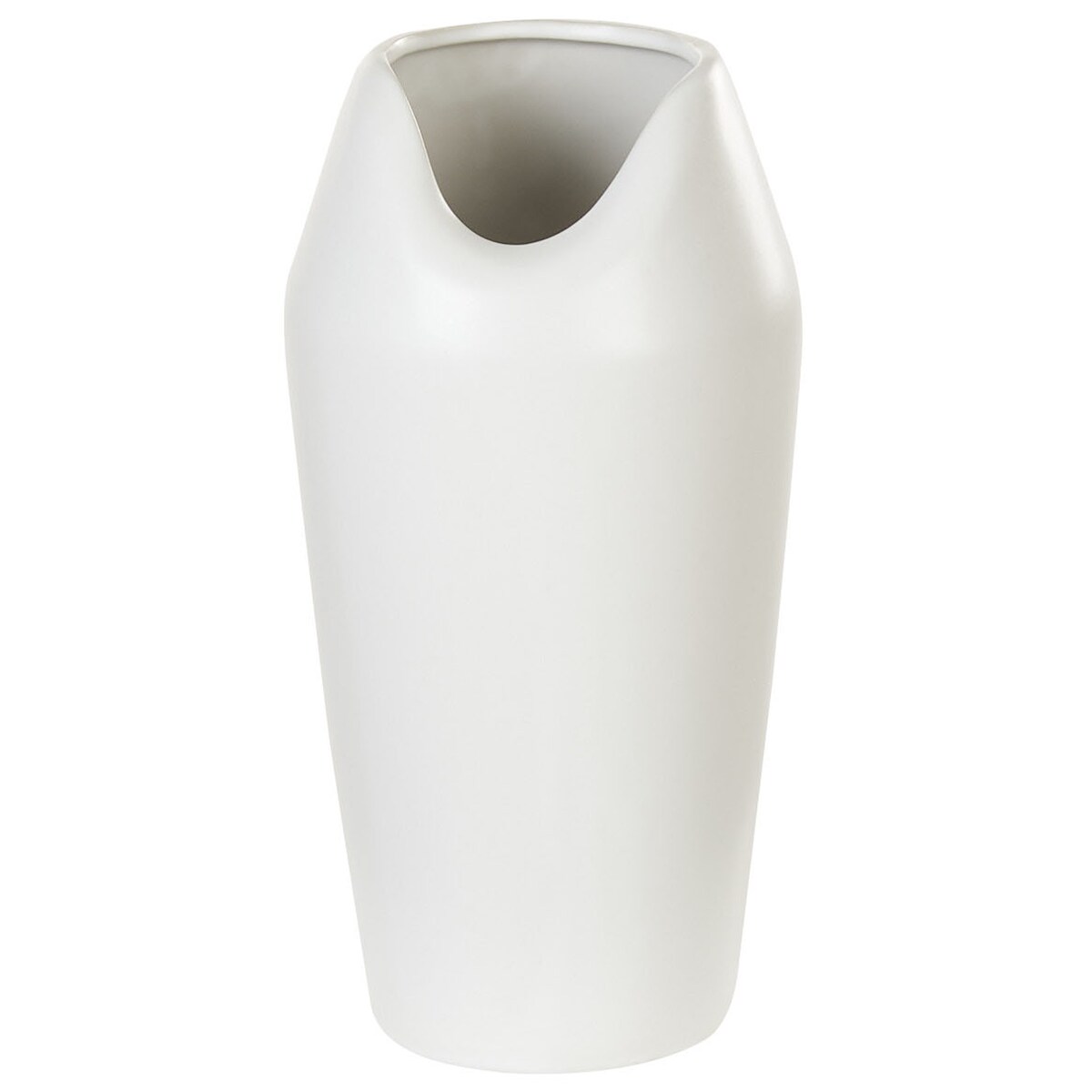 Wazon dekoracyjny APAMEA Kamionka 33 cm Biały