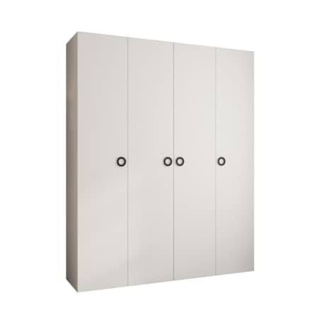 Szafa czterodrzwiowa Como 1 200 gł.40 biały+czarny