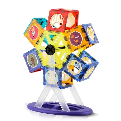 Klocki magnetyczne karuzela konstrukcyjne 3d Ricokids