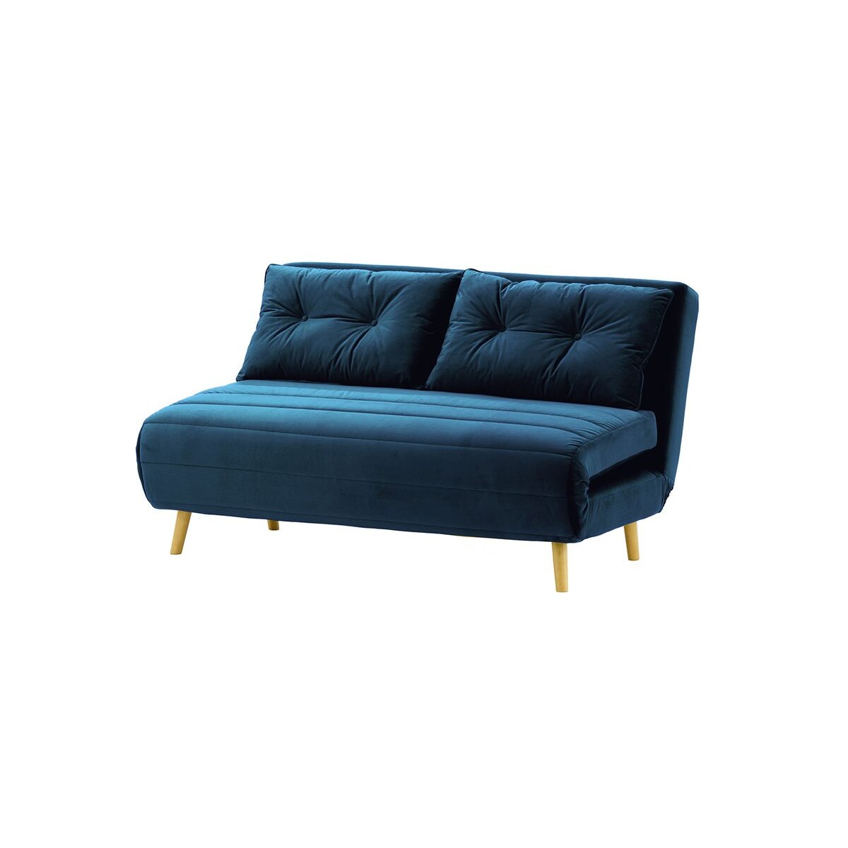 Sofa rozkładana Flic 142 cm-Velluto 11-like oak